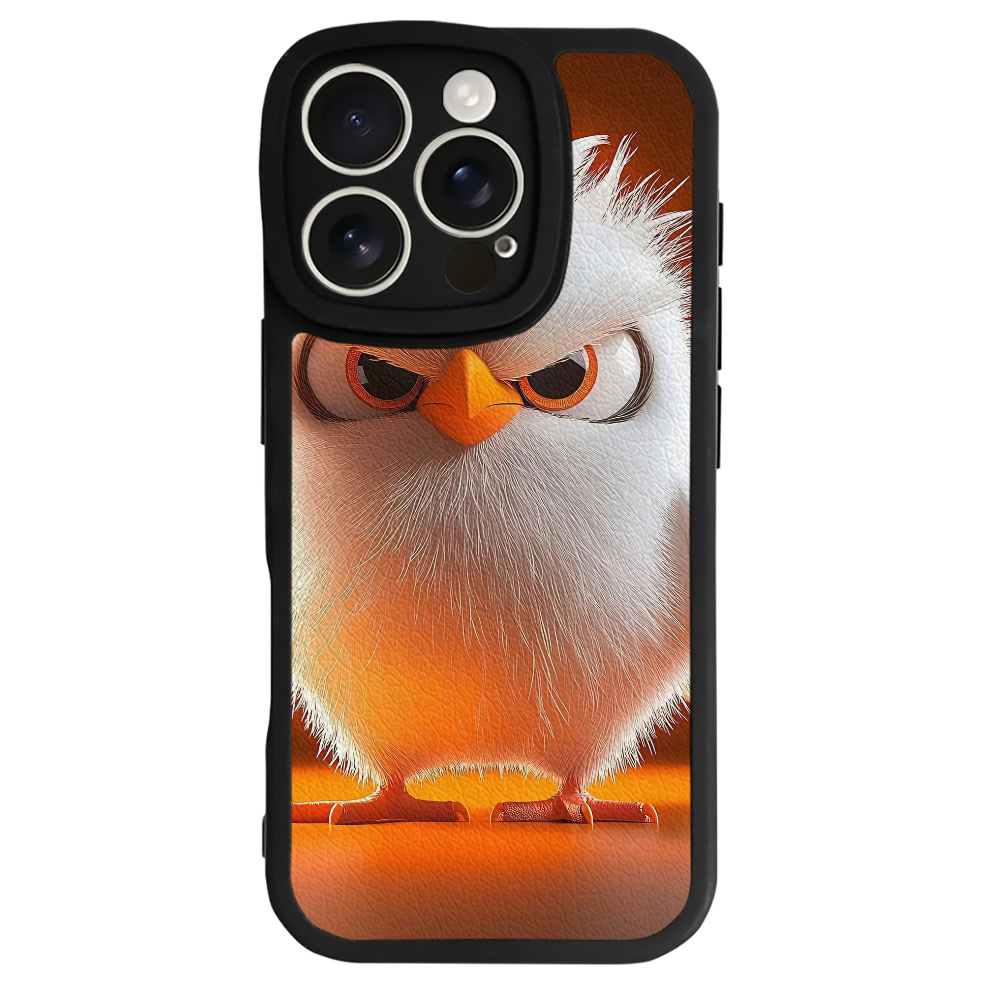 （画像用） Angry Birds アングリーバード 【iPhone 16シリーズ対応】シリコンスマホケース（レザー調） 材質：シリコン